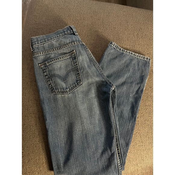 Levi's 514 Men's Slim Straight Denim Jeans Red Tab Size 20 Regular W 30 x L 30 - Picture 5 of 9